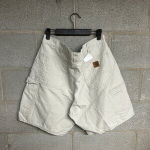 Carhartt Vintage White Baggy Jorts Size 36 Original Fit